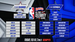 2024 NBA All-star Celebrity Game Teams